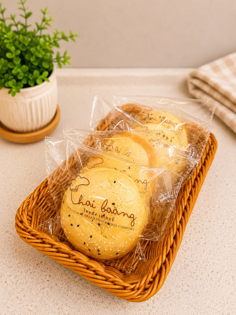 *NEW* SOFT GOOEY POLO BUNS (ORANGE SWEET POTATO FILLINGS)