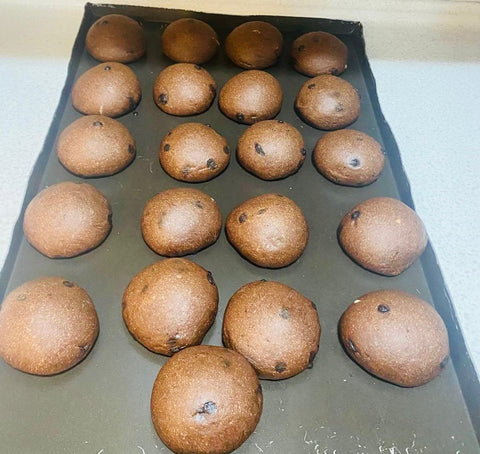 *NEW* MINI CHOCOLATE MOCHI BUNS - 3 BUNS IN A PACK