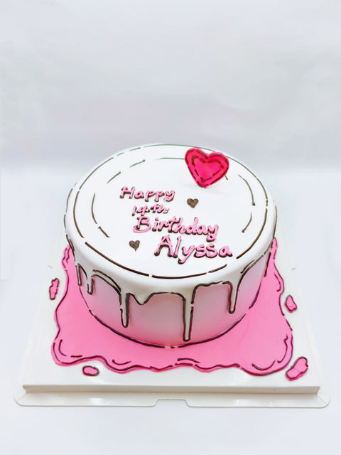 Simple birthday cake