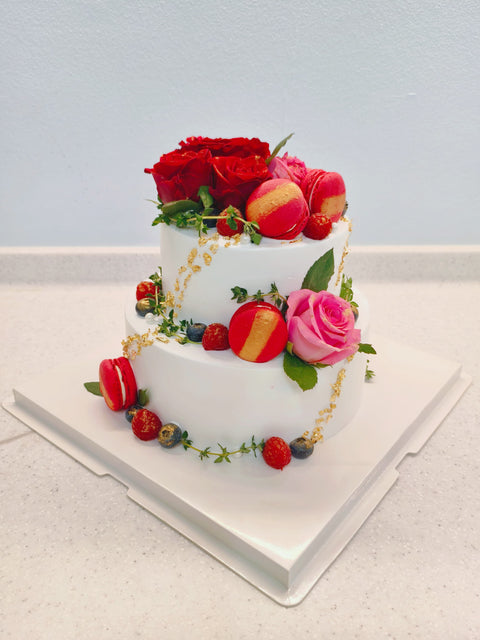 My Wedding (2 tier , 6+8 inches)