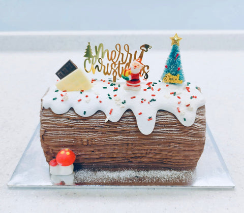 TRADITIONAL LOG CAKE (CREAM COATED)