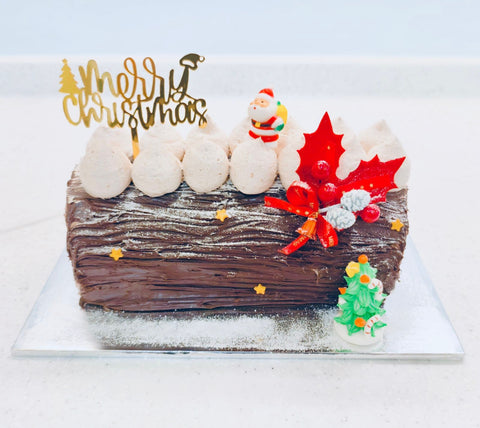 Traditional Choco Log Cake