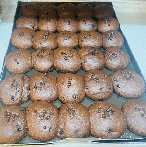 *NEW* MINI CHOCOLATE BUNS - 5 BUNS IN A PACK