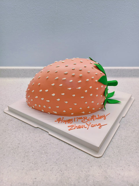 3D strawberry cake 7 inch (5 layers)