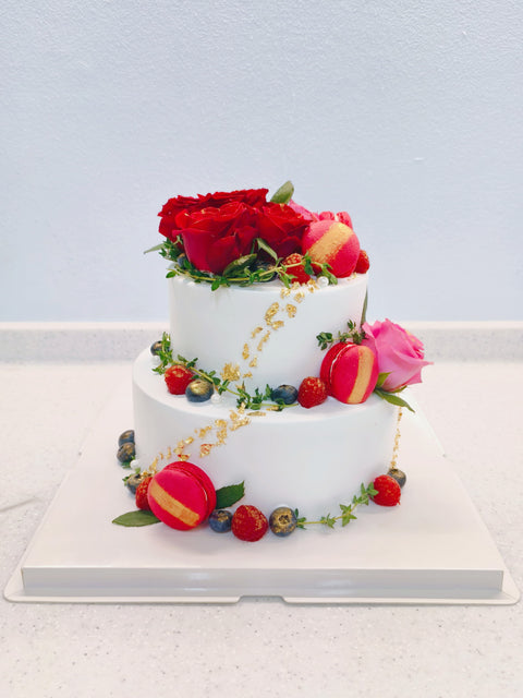 My Wedding (2 tier , 6+8 inches)